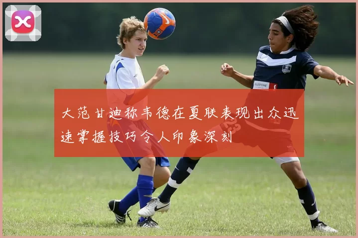 大范甘迪称韦德在夏联表现出众迅速掌握技巧令人印象深刻